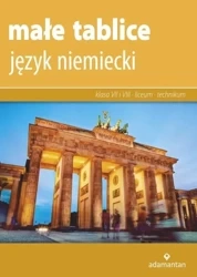 Małe tablice. Język niemiecki w. 2019 ADAMANTAN - Maciej Czauderna, Robert Gross