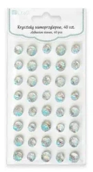 Kryształki samoprzylepne rybia łuska 40szt - Dalprint