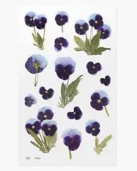 Naklejki ozdobne kwiaty Bratek - Appree