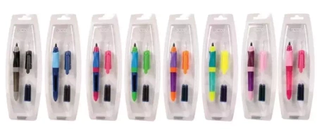 Pióro kulkowe First Pen + 2 naboje Display Box mix - Cresco