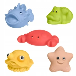 Zwierzątka d/kąp 5szt bez dziurki higien.522 75221