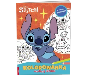 Kolorowanka według kodu. Disney Stitch - praca zbiorowa