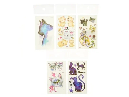 Tatuaże, naklejki koty MIX - ADAR