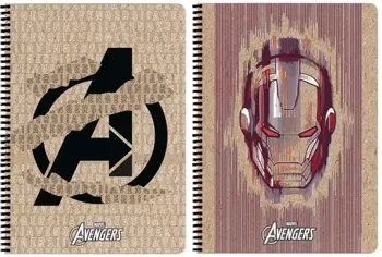 Kołozeszyt A4/80K kratka Avengers Kraft (5szt) - Beniamin