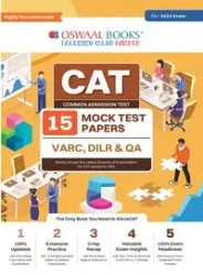 Oswaal CAT 15 Mock Test Papers for 2024 Exam - , Oswaal Editorial Board