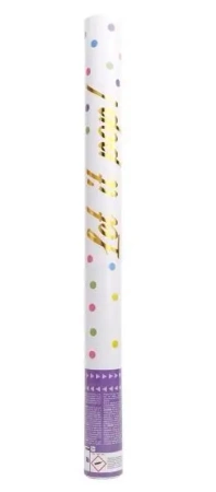 Armatka konfetti mix kolorów papier okrągły 60cm - Amscan