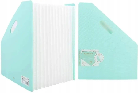 System harmonijkowy A4 Macaron zielony DELI