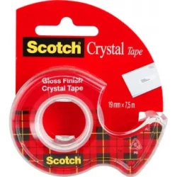 Taśma biurowa Scotch Crystal Clear transparentna 19mm x7,5m - 3M