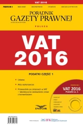eBook Podatki 2016/03 - Podatki cz. I VAT 2016 - opracowanie zbiorowe