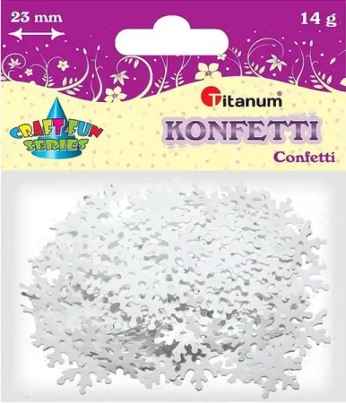 Konfetti płatki śniegu 14g - Titanum