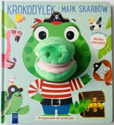 Przyjaciele do poduszki. Krokodylek i mapa skarbów - praca zbiorowa
