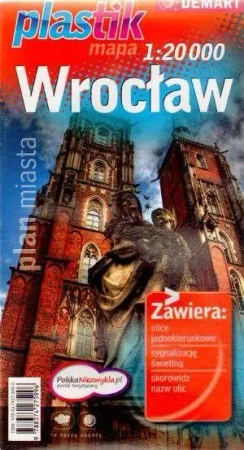 Plan miasta - Wrocław PLASTIK  DEMART - Praca zbiorowa