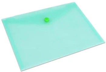 Teczka koperta A5 na zatrzask PP zielona - Koh-I-Noor