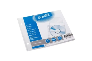 Koszulka groszkowa PP 1CD/DVD 180mic - Bantex