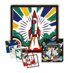 Zestaw do tworzenia obrazów z drewna - Statek - Splat Planet