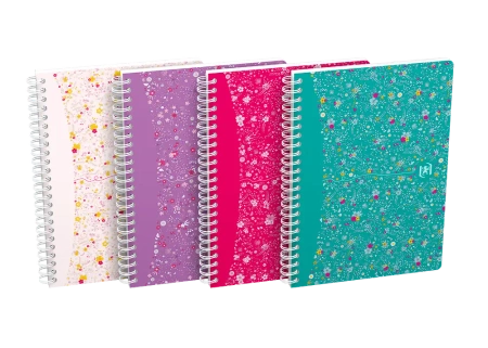 Kołozeszyt A5 60k linia Oxford floral 1 szt. mix - Oxford art pap