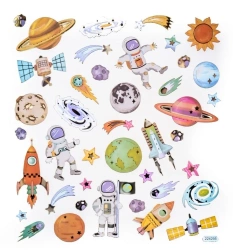 Naklejki kosmos 42szt - Dalprint