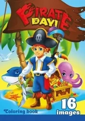 Kolorowanka A4 16 obrazków Piraci - Fresh
