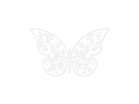 Dekoracje papierowe Motyl 6,5x4cm 10szt - PartyDeco