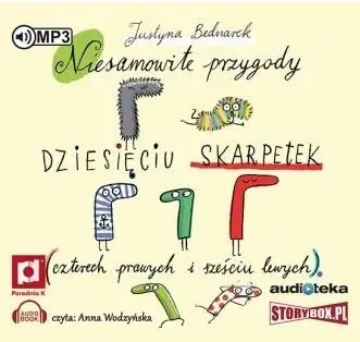 Niesamowite przygody dziesięciu skarpetek audio... - Justyna Bednarek