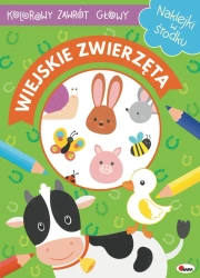 Wiejskie zwierzęta. Kolorowy zawrót głowy - Opracowanie zbiorowe