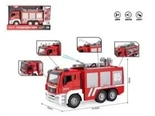 Auto straż pożarna 1:10 światło dźwięk - Madej