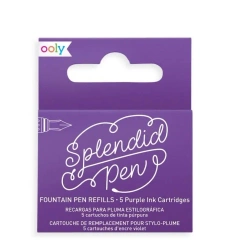 Naboje uzupełniające Splendid fioletowe 5szt - Kolorowe Baloniki