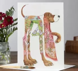 Karnet A009 B6 + koperta Pies ogar - DM Collection