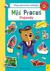 Miś Pracuś. Pojazdy. Książka z naklejkami - Opracowanie zbiorowe
