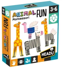 Montessori Zabawne zwierzęta HEADU