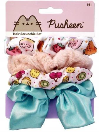 Gumki do włósów 3szt - Pusheen