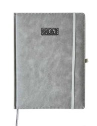 Kalendarz 2026 A4 Elegance dzienny V4 szary K-A4D - AVANTI