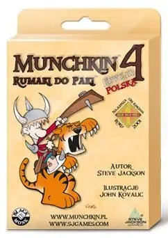 Munchkin 4 Rumaki do Paki BLACK MONK - Jackson Steve Autor:, John Ilustracje: Kovalic