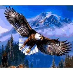 Mozaika diamentowa 5D - Orzeł 40x30cm - Titanum