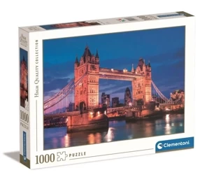 Puzzle 1000 HQ Tower Bridge At Night - Clementoni