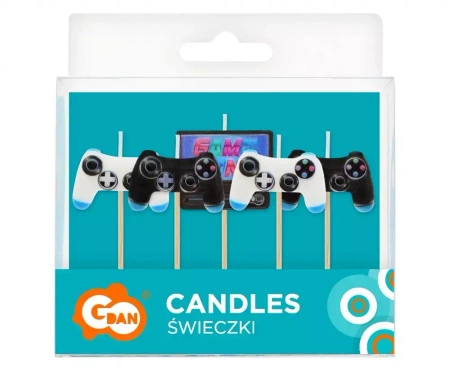Świeczki pikery Game 5szt - Godan
