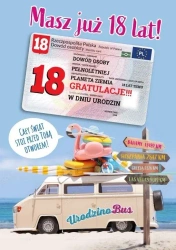 Karnet urodziny 18 - praca zbiorowa