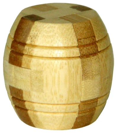 Łamigłówka 3D Bamboo Barrel poziom 3/4 - EUREKA 3D