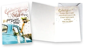 Karnet muzyczny Ślub - Kukartka