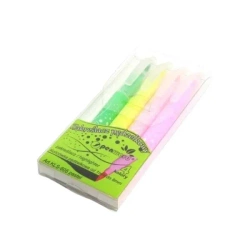 Zakreślacz pędzelkowy pastelowy 4 kolory - Penword