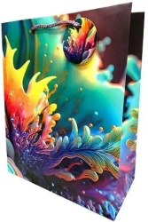 Torebka ozdobna matowa 26x32x12cm kolory GB23144 - Fresh