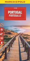 Mapa drogowa Portugalia 1:350 000 - praca zbiorowa
