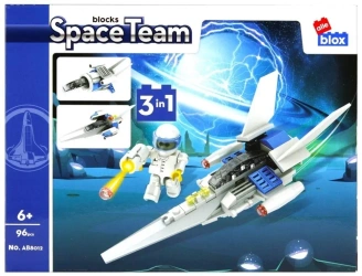 Klocki Konstrukcyjne 96 ElementÓw Space Alleblox 492882