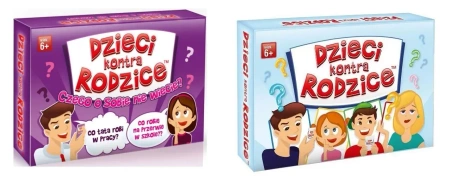 2w1 DZIECI KONTRA RODZICE WERSJA PODSTAWOWA + CZEGO O SOBIE NIE WIECIE?
