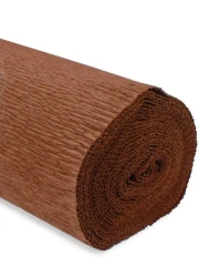 Krepina 50x250cm 180g brązowa ciemna - Alfa Pastello