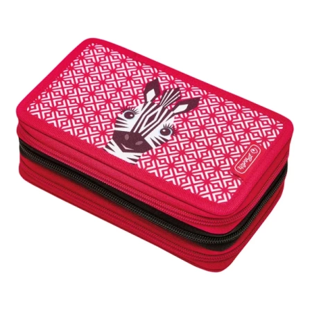 Piórnik 3-komorowy Cute Animals Zebra - Herlitz