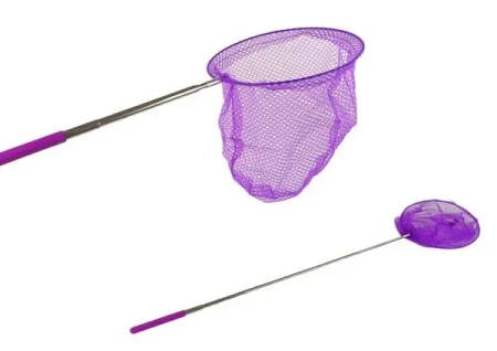 Siatka na motyle teleskopowa fioletowa 85cm - Leantoys