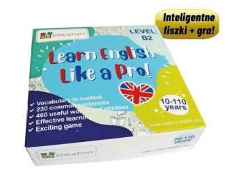 Learn English Like a Pro fiszki + gra B2 - Paweł Dwornik