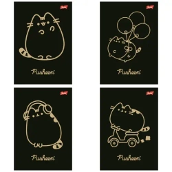 Zeszyt A5/60K kratka laminowany Pusheen (10szt) - UNIPAP