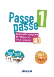 Passe-Passe 1 A1.1 przewodnik metod. + 2CD + DVD - Christelle Berger, Caroline Mraz, Sonia Gonzalez
